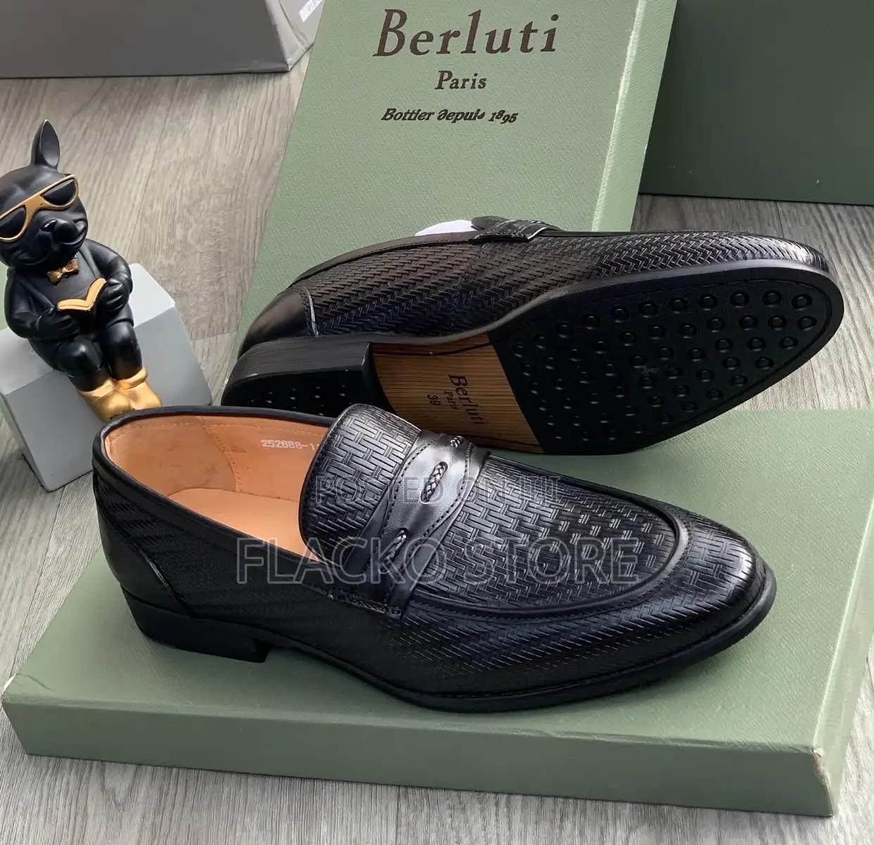 Original Berluti Men Loafers Shoes