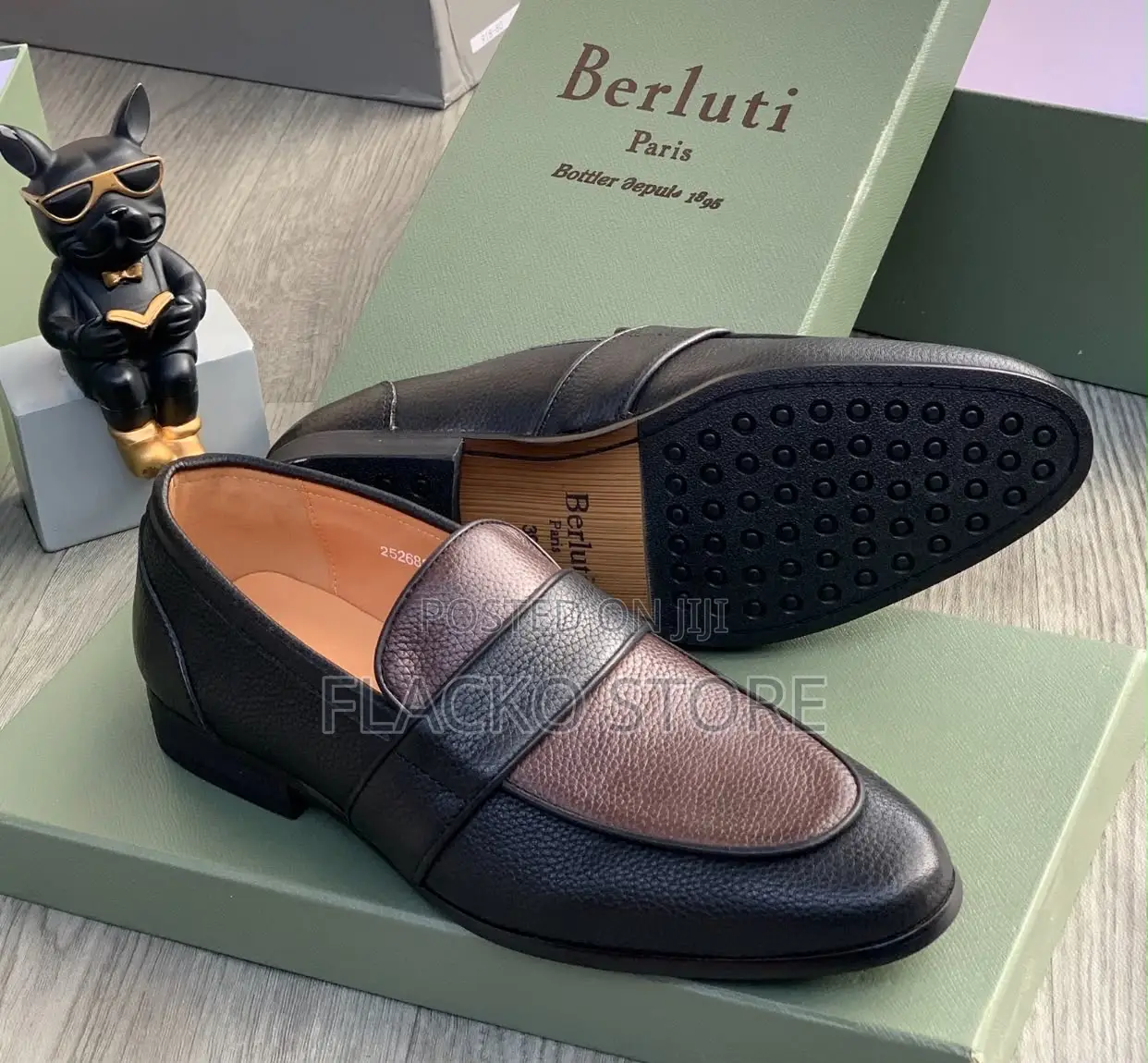 Original Berluti Men Loafers Shoes