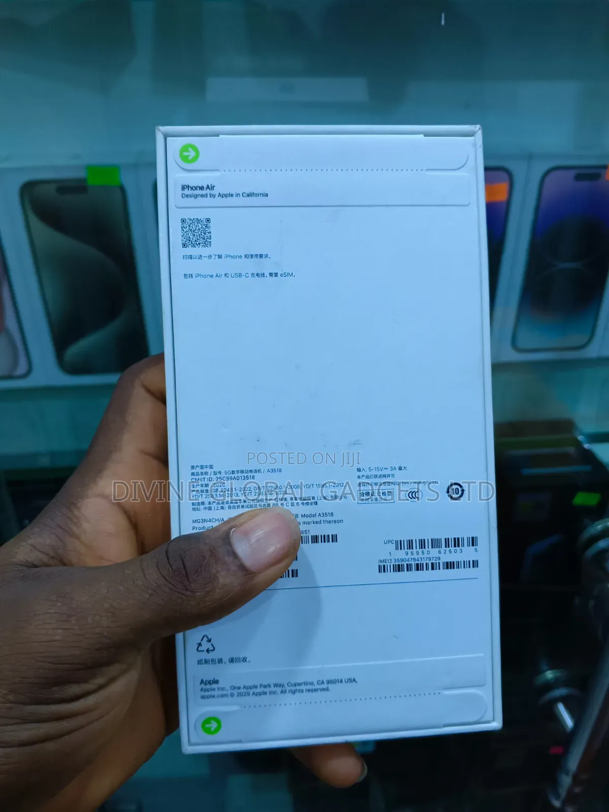 New Apple iPhone Air 256 GB White