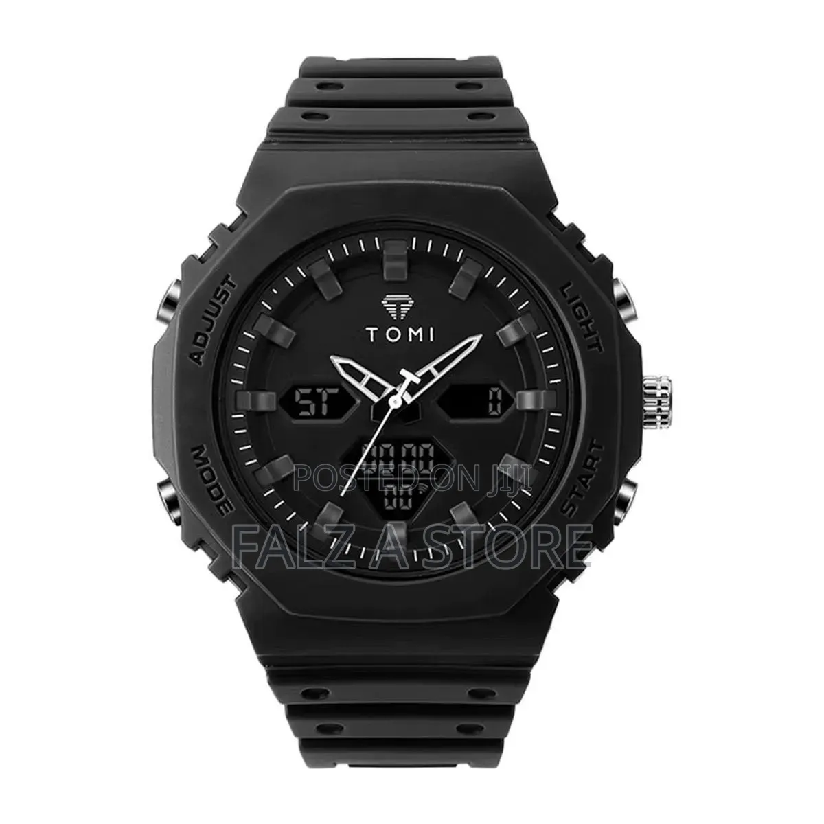 Tomi Rubber Analog and Digital Wristwatch