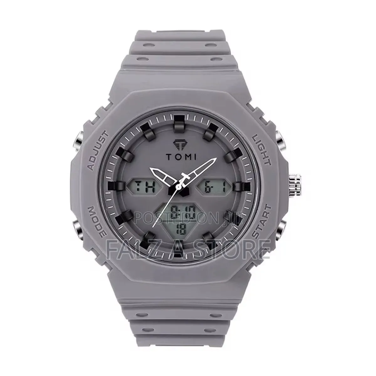 Tomi Rubber Analog and Digital Wristwatch