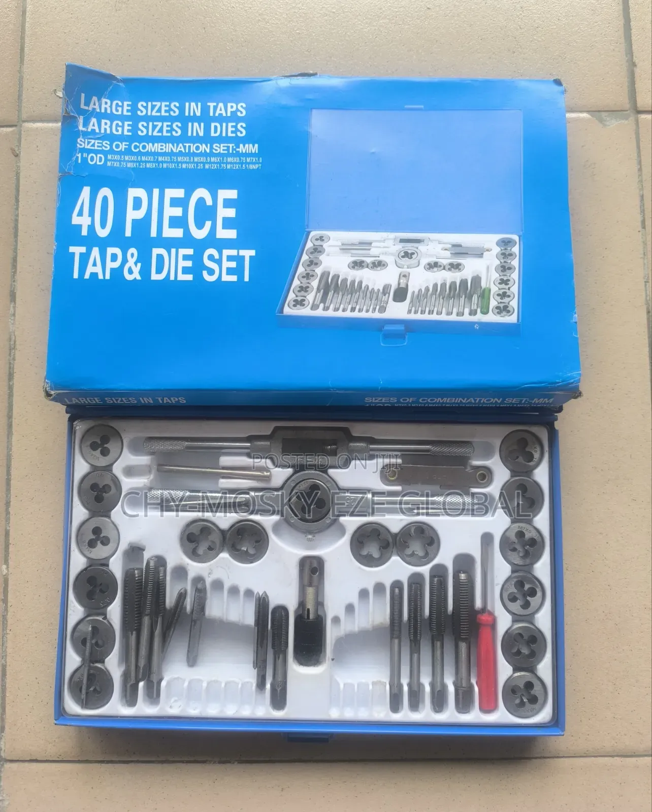 1" Tap and Dies Set (40pcs)