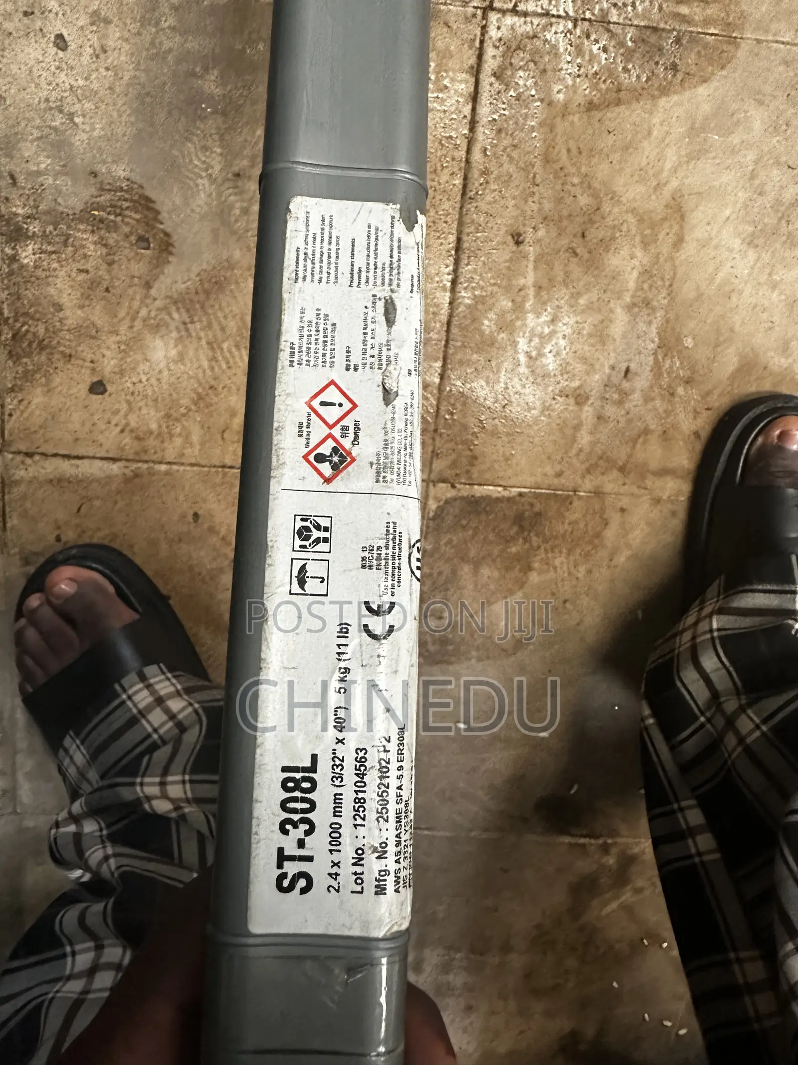 ST-308L Stainless Steel Welding Electrode 2.4mm X1000 5kg
