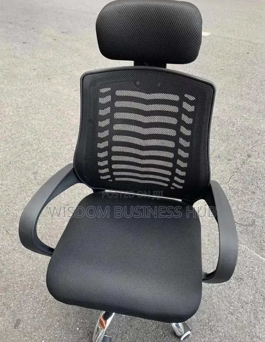 Staff Mesh Office Chair With Headrest