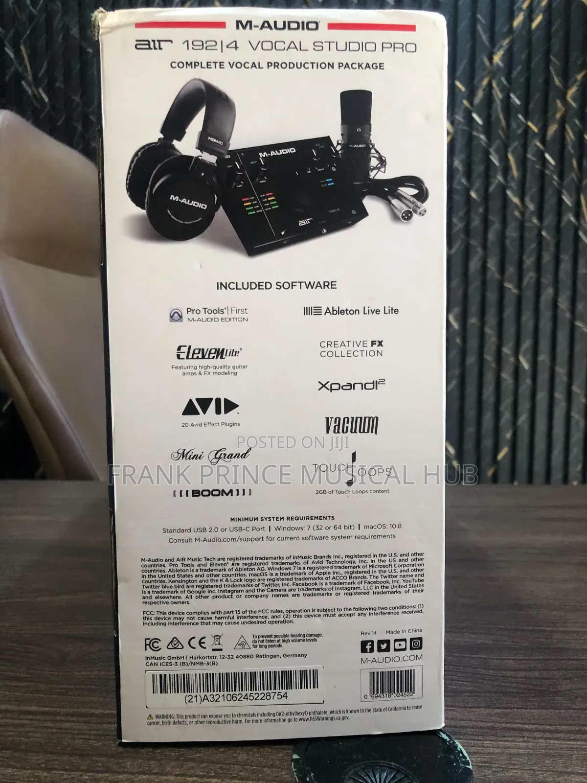 M-Audio AIR 192|4 Vocal Studio Pro Package - Brand New / Complete Set