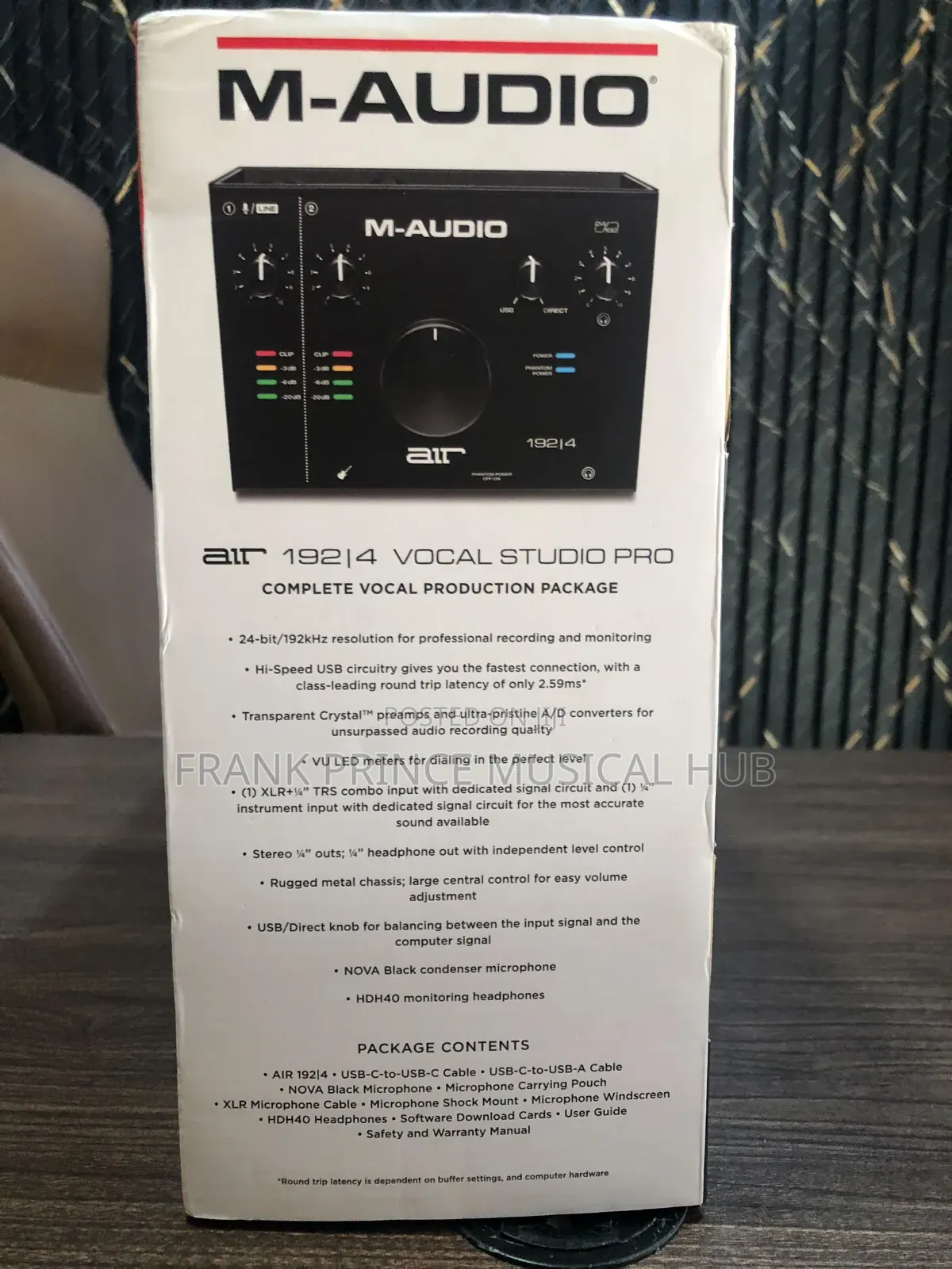 M-Audio AIR 192|4 Vocal Studio Pro Package - Brand New / Complete Set