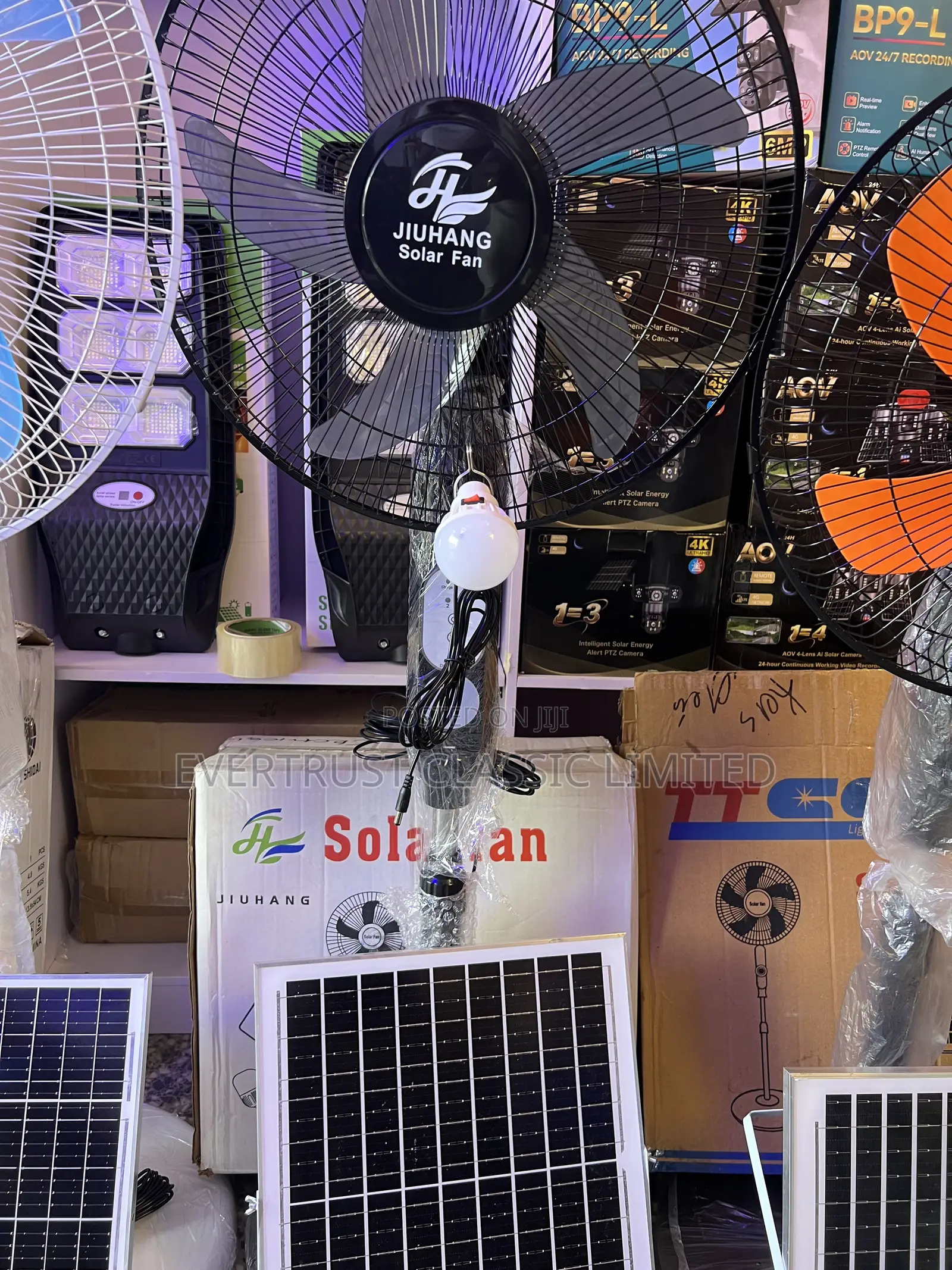 Jiuhang 16” Solar Fan