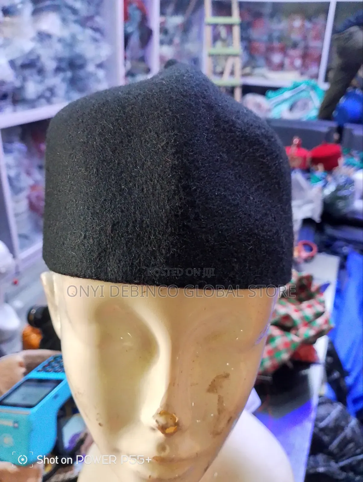 Igbo and Yoruba Men Traditional Black Cap for Native Attires