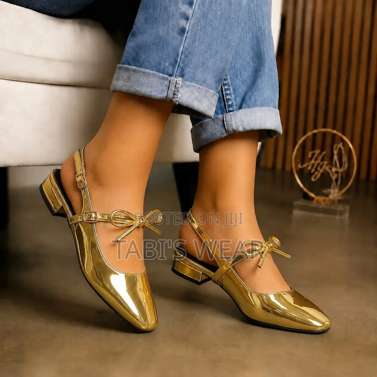 Patent Leather Slingback Sandals for Women, Ballerina Sandal for Women