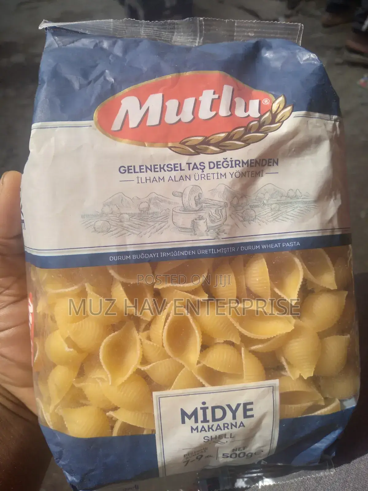 Mutlu Shell. Pasta