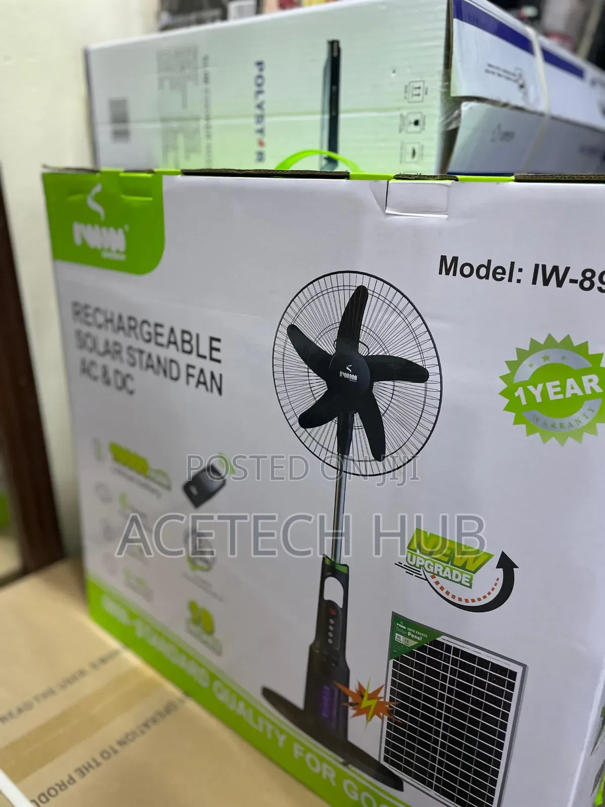 IWIN Rechargeable Fan With Remote Control