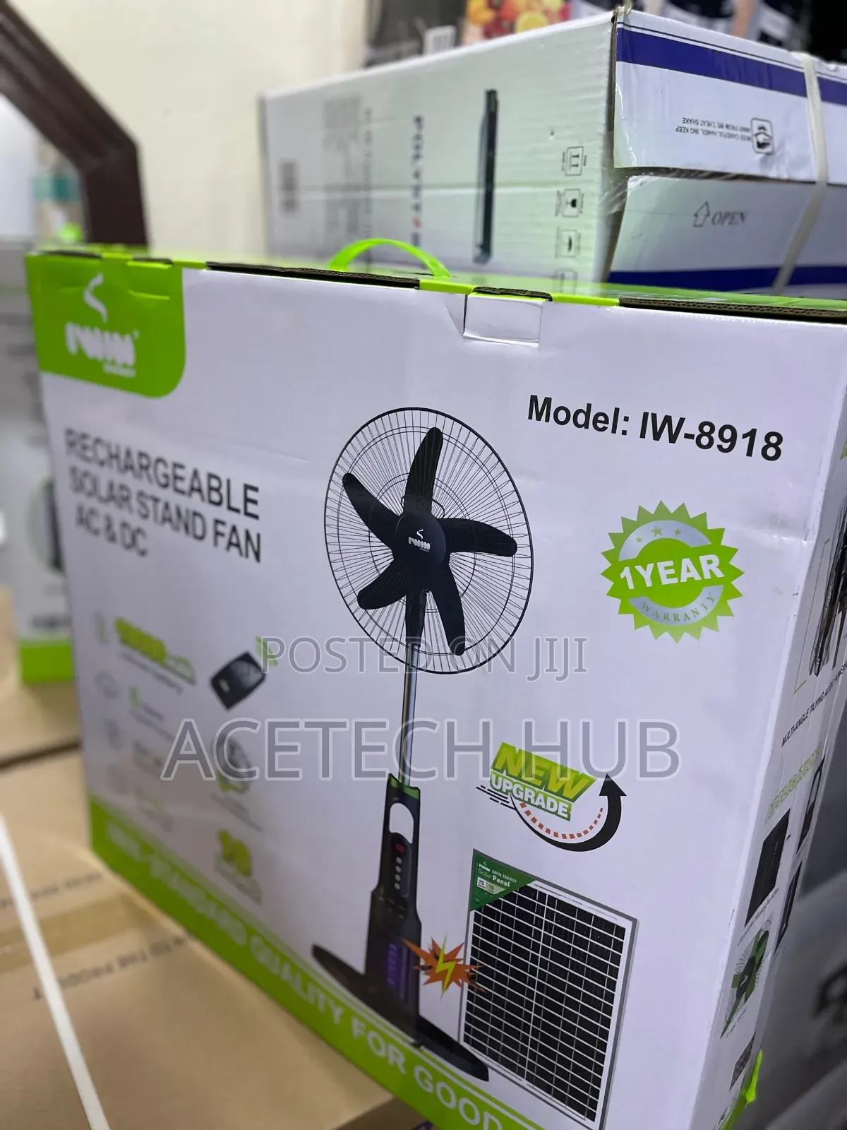 IWIN Rechargeable Fan With Remote Control