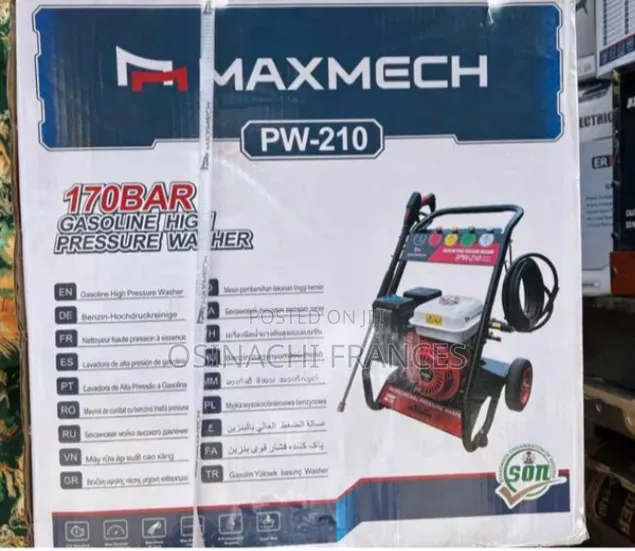 Maxmech Petrol Pressure Washer 7hp High Pressure