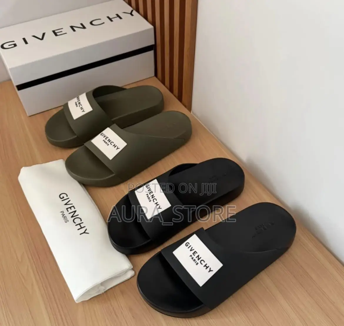 Givenchy Black Label Slide Sandals