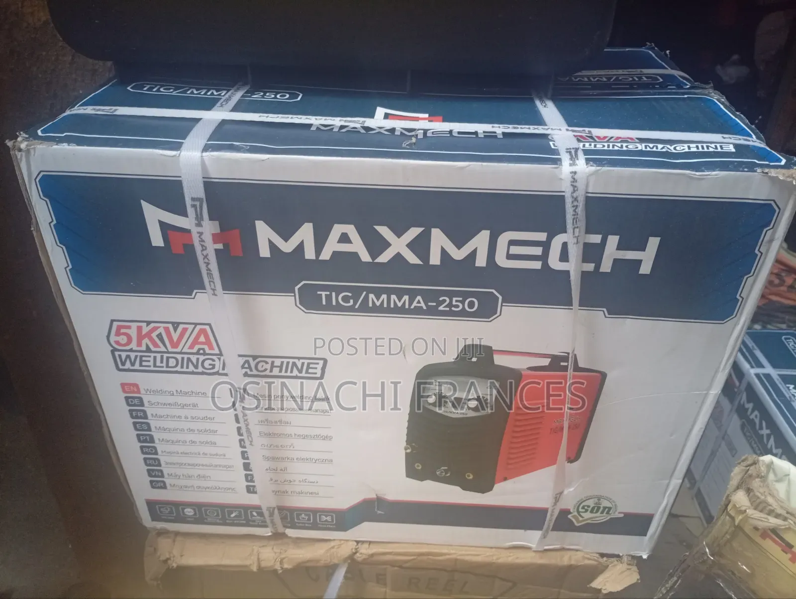 Tig Argon Inverter Welding Machine Maxmech 250Ah