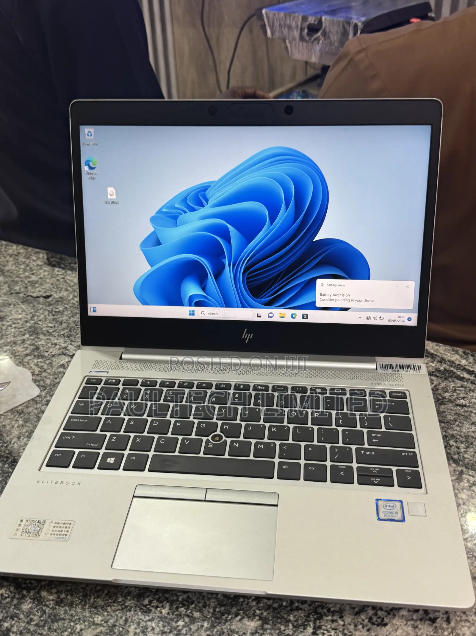 Laptop HP EliteBook 830 G6 8GB Intel Core i5 SSD 256GB
