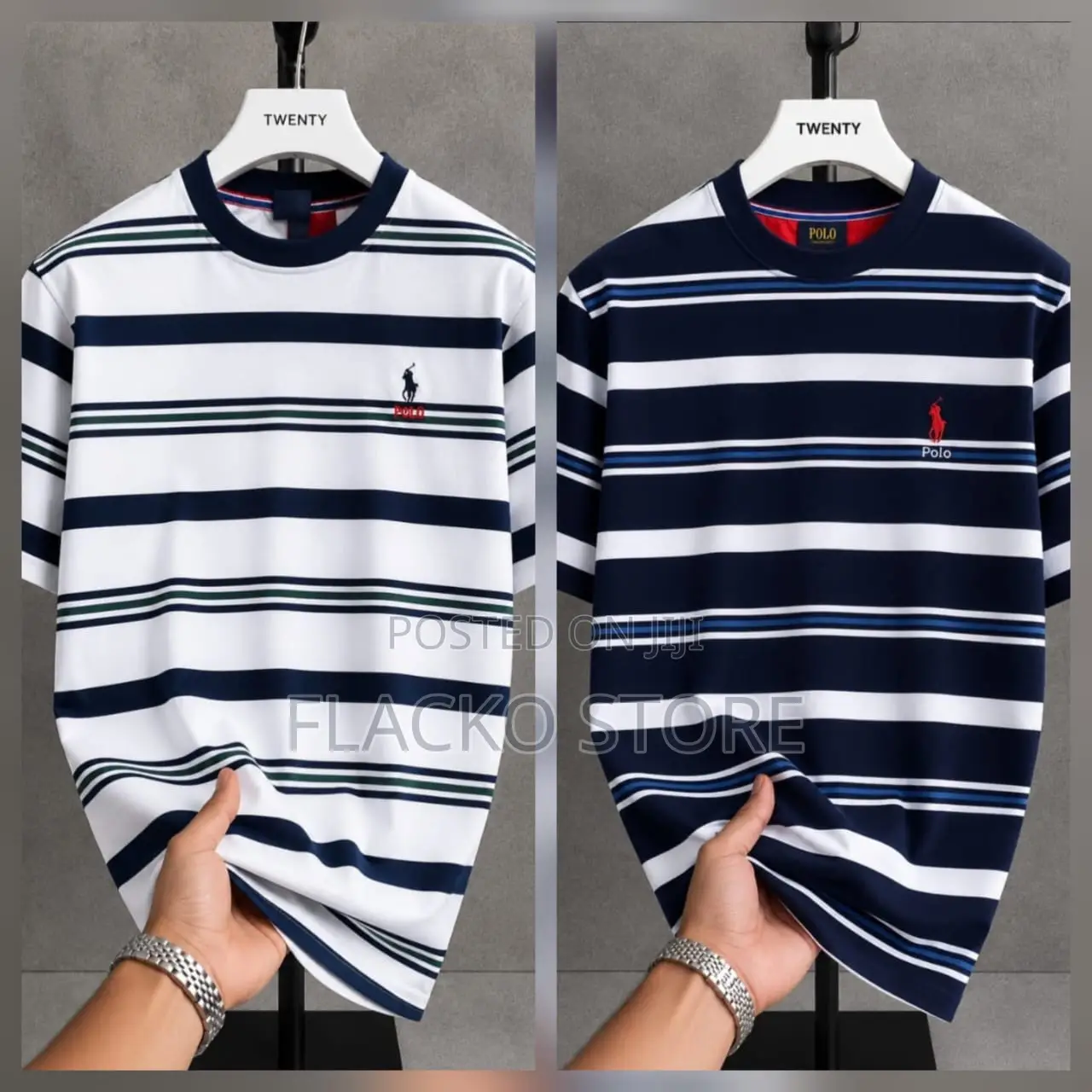 Original Tommy Polo Ralph Lauren Stripes T-Shirts