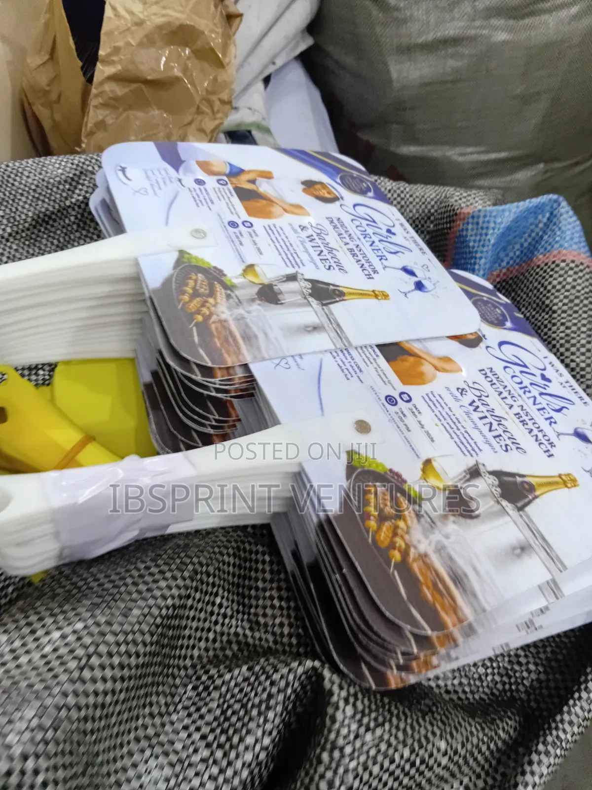 Business Card Invoice Books Bags Hand Fan Poster