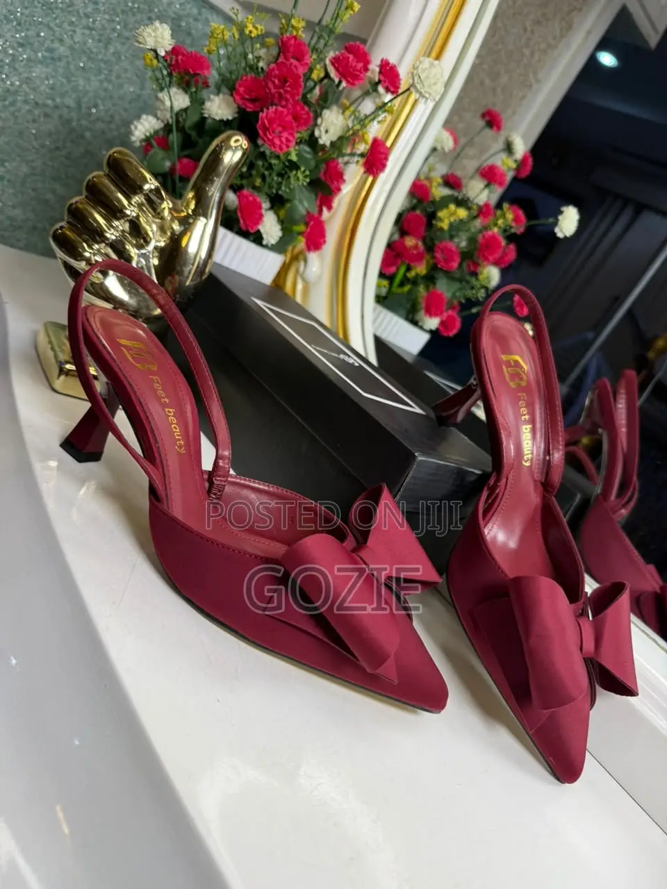 Luxury Plus Size High Heel Slingback Sandals