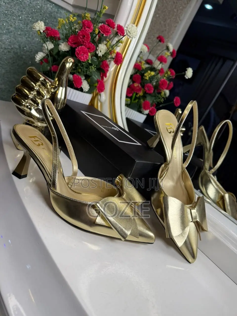 Luxury Plus Size High Heel Slingback Sandals