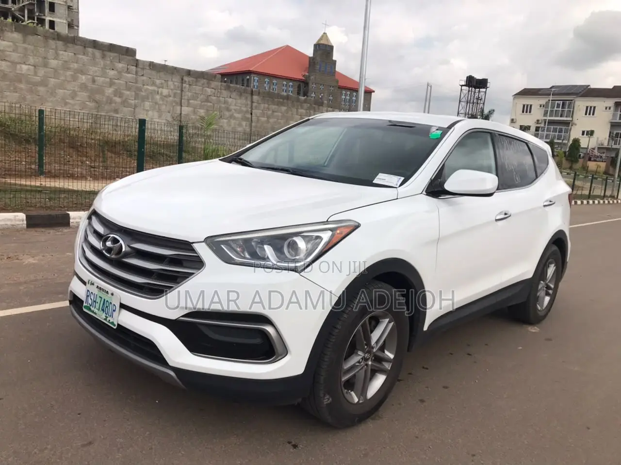 Hyundai Santa Fe 2017 White
