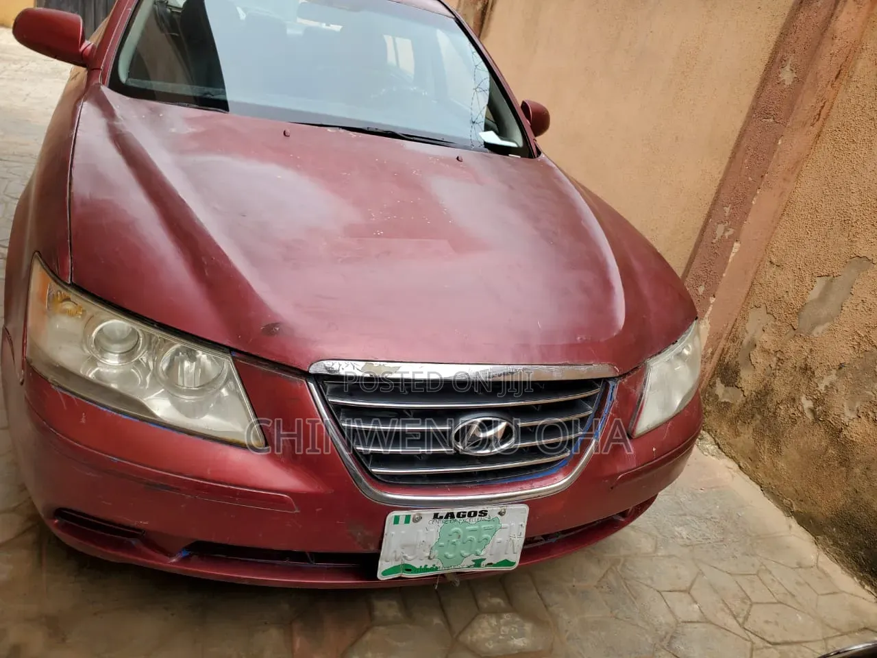 Hyundai Sonata 2008 Red