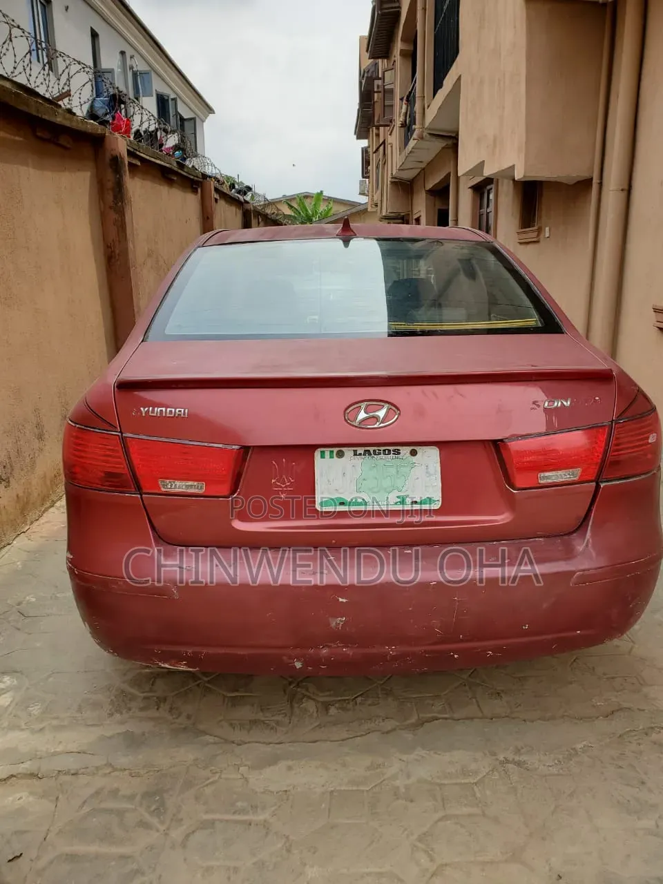 Hyundai Sonata 2008 Red