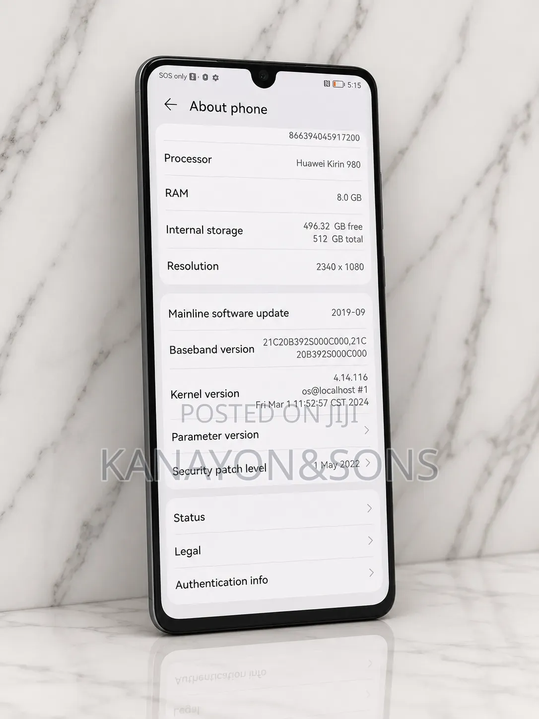 Huawei P30 Pro 512 GB Blue