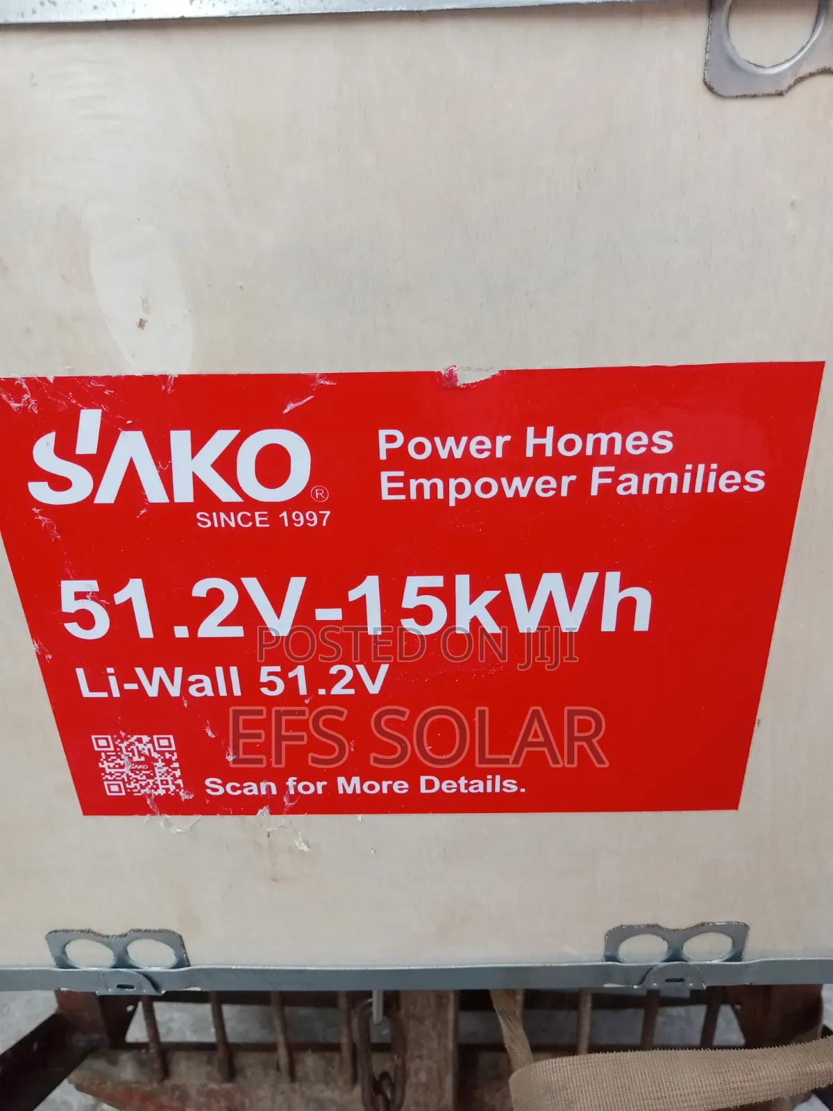SAKO 15kWh 48V (51.2V) Wall-Mounted Lithium Battery – LiFePO4 300Ah