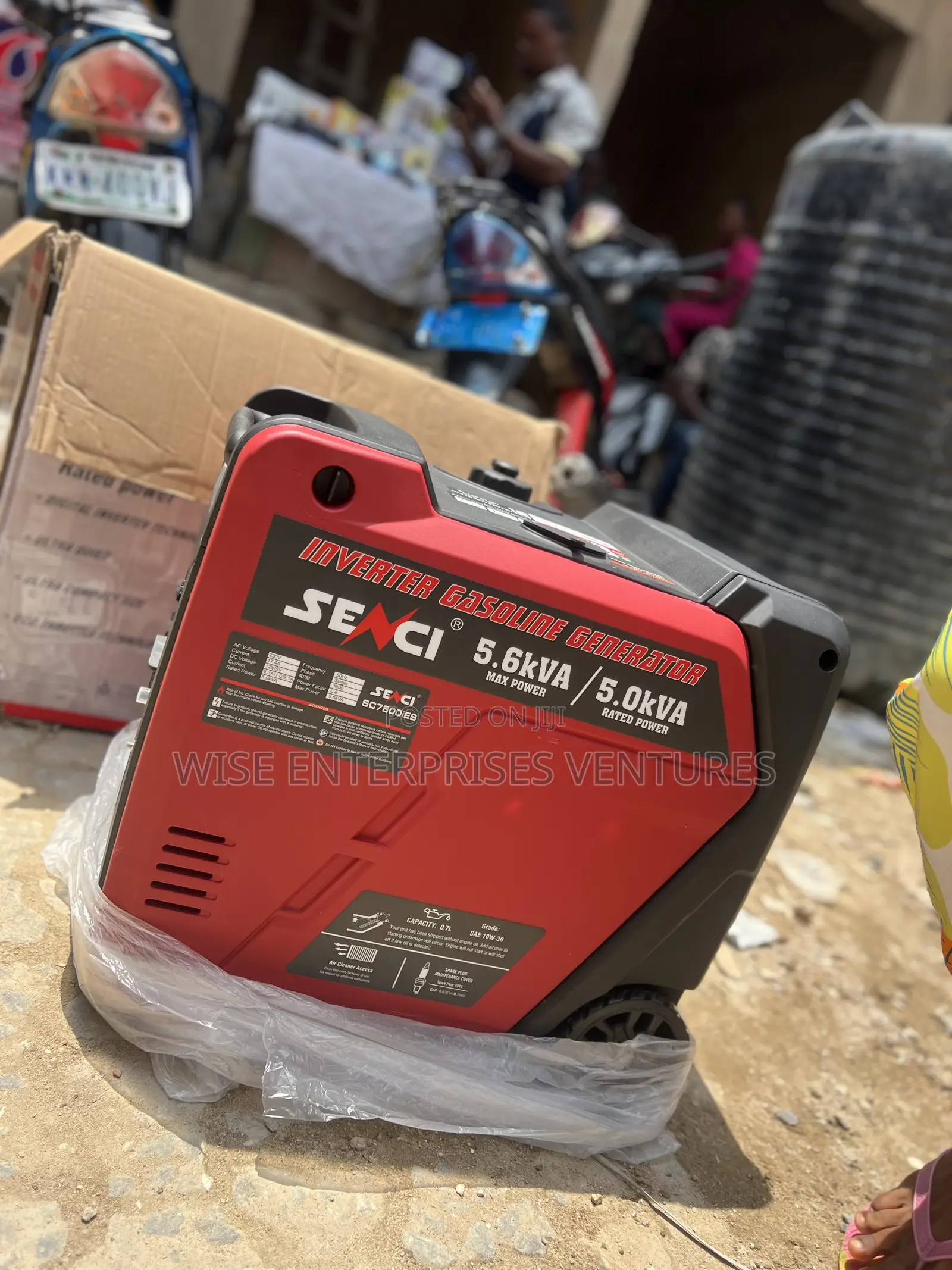 SENCI SC7800iES 5.6KVA Inverter Generator