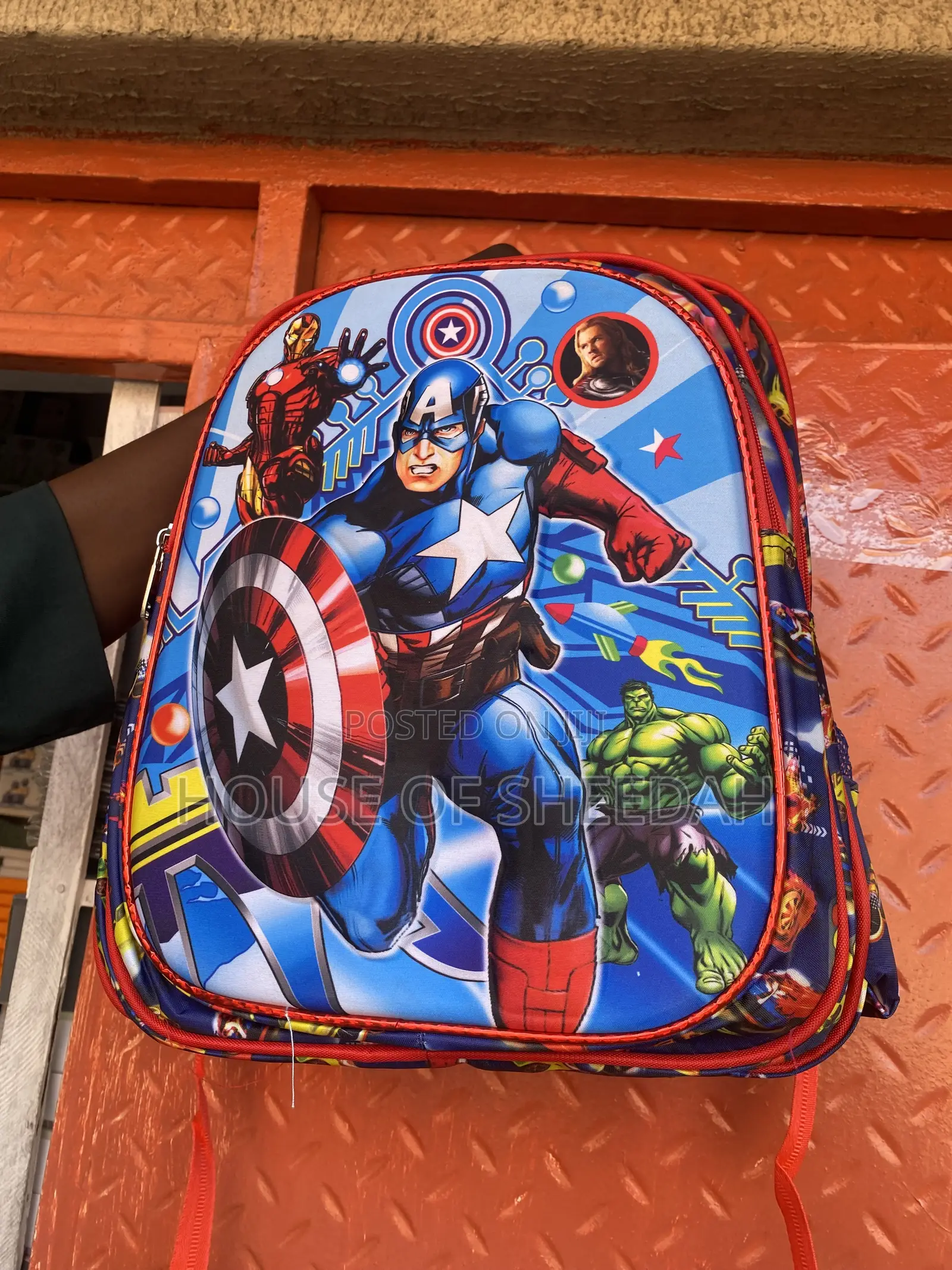 Avengers-Themed 3D Kids' Backpack