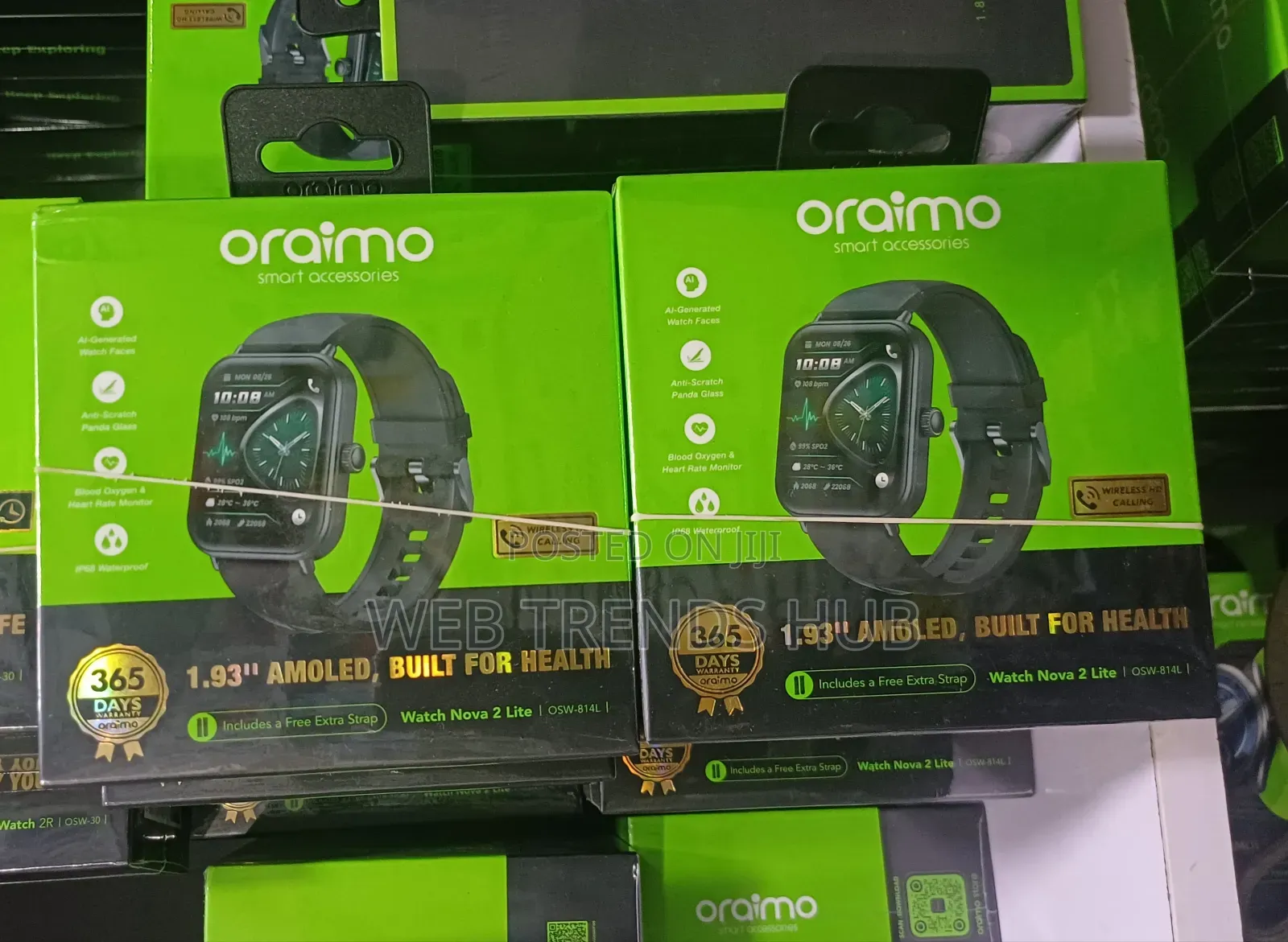 Oraimo Watch Nova 2 Lite (OSW-814L) – Wireless HDCalling 1.93"AMOLED