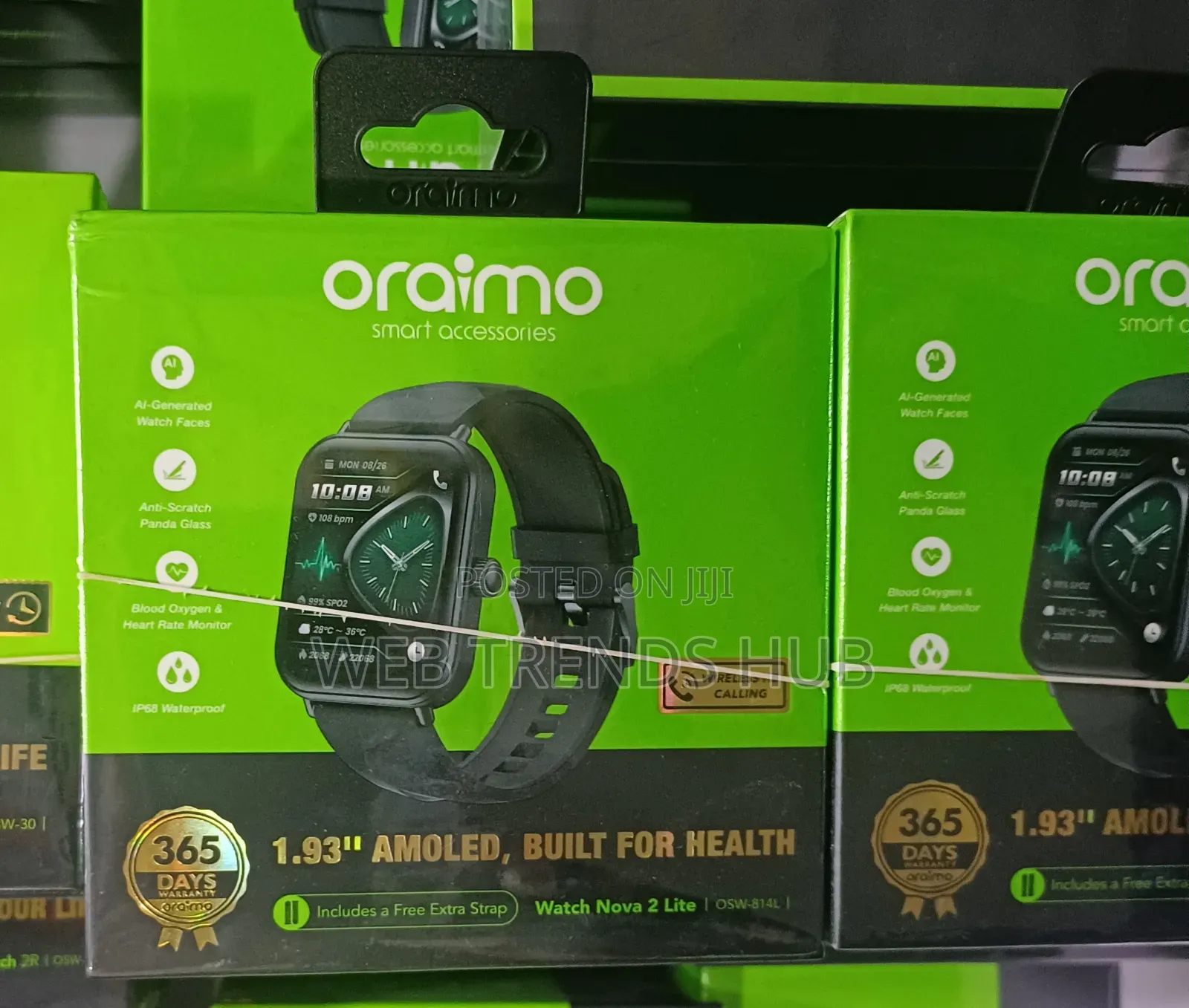 Oraimo Watch Nova 2 Lite (OSW-814L) – Wireless HDCalling 1.93"AMOLED