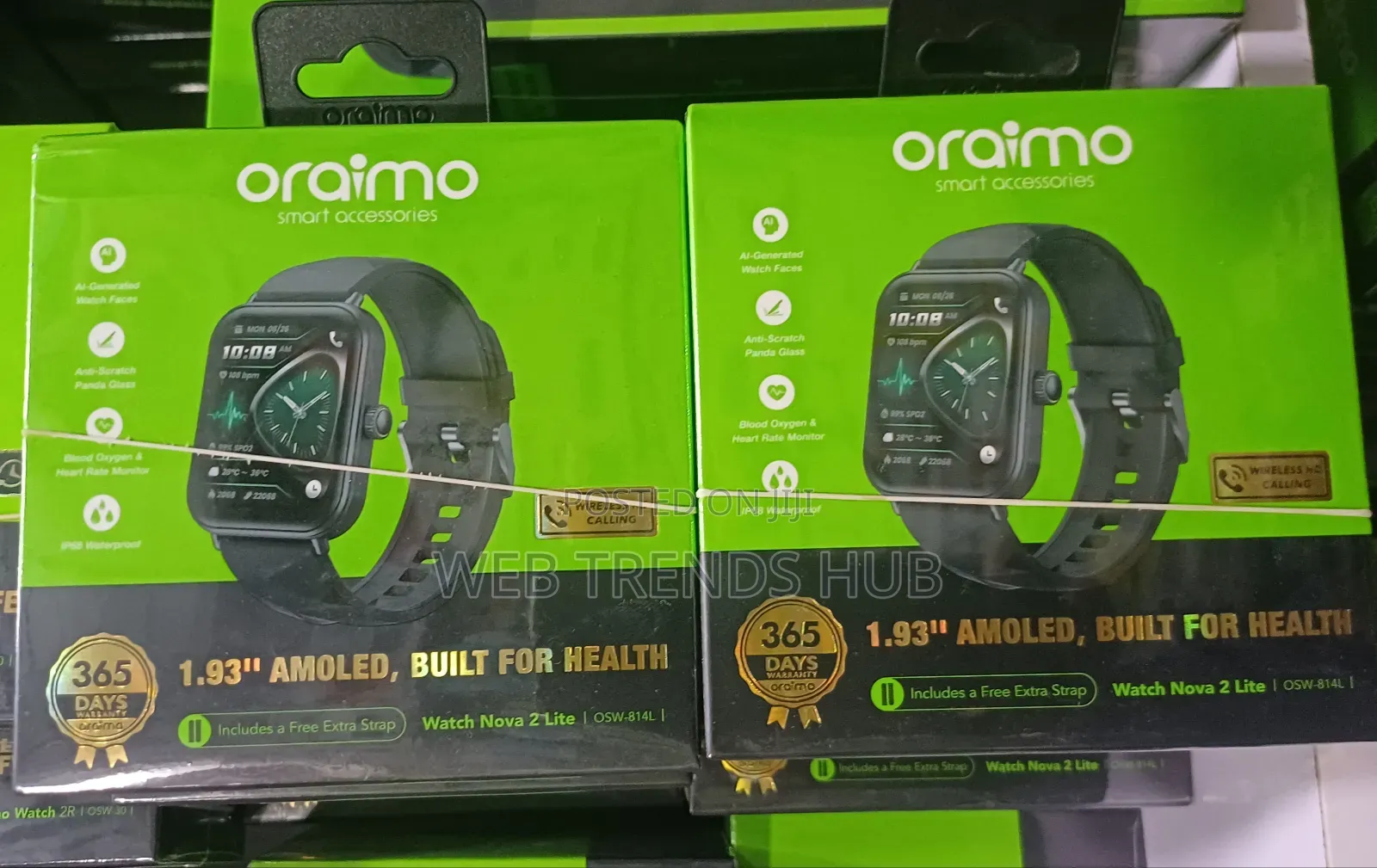 Oraimo Watch Nova 2 Lite (OSW-814L) – Wireless HDCalling 1.93"AMOLED