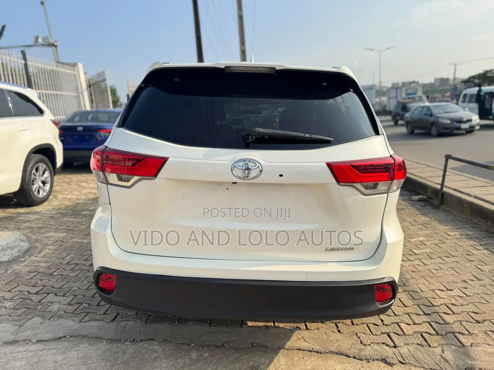 Toyota Highlander Limited 4x4 V6 (3.5L 6cyl 8A) 2017 White