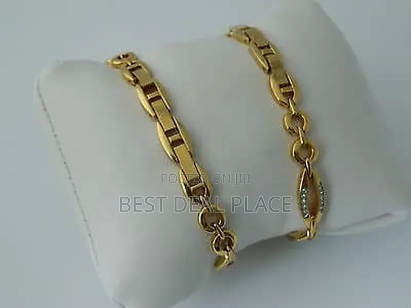 Genuine Sekonda Gold Plated Stone Set Watch + Bracelet Set UK Import