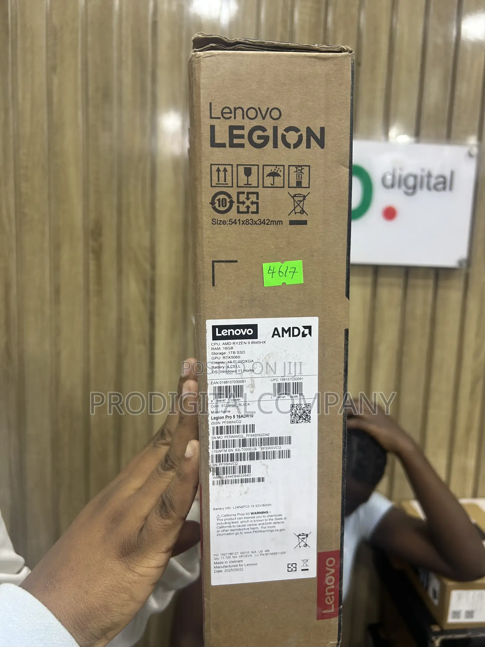 New Laptop Lenovo Legion 5 16GB AMD Ryzen 9 SSD 1T