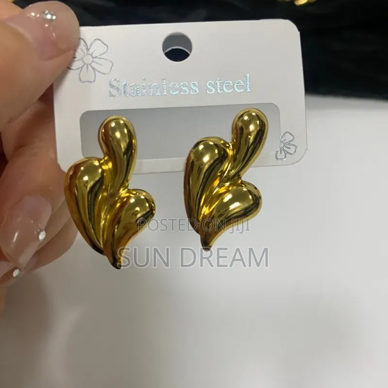 Women Earrings Birthday Gift Stainless Steel Accessories