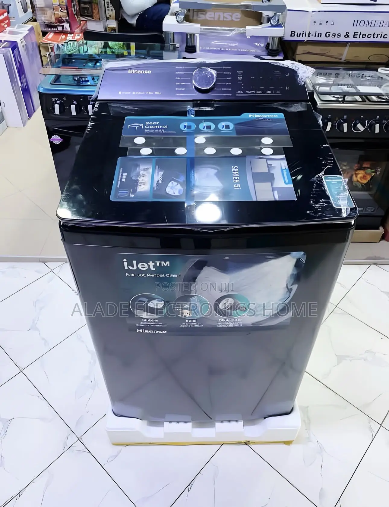 9kg” Hisense Automatic Inverter Washing Machine. 10yrs Waranty