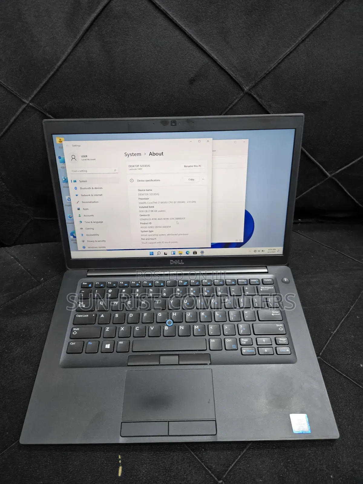 Laptop Dell Latitude 7490 8GB Intel Core i7 SSD 256GB