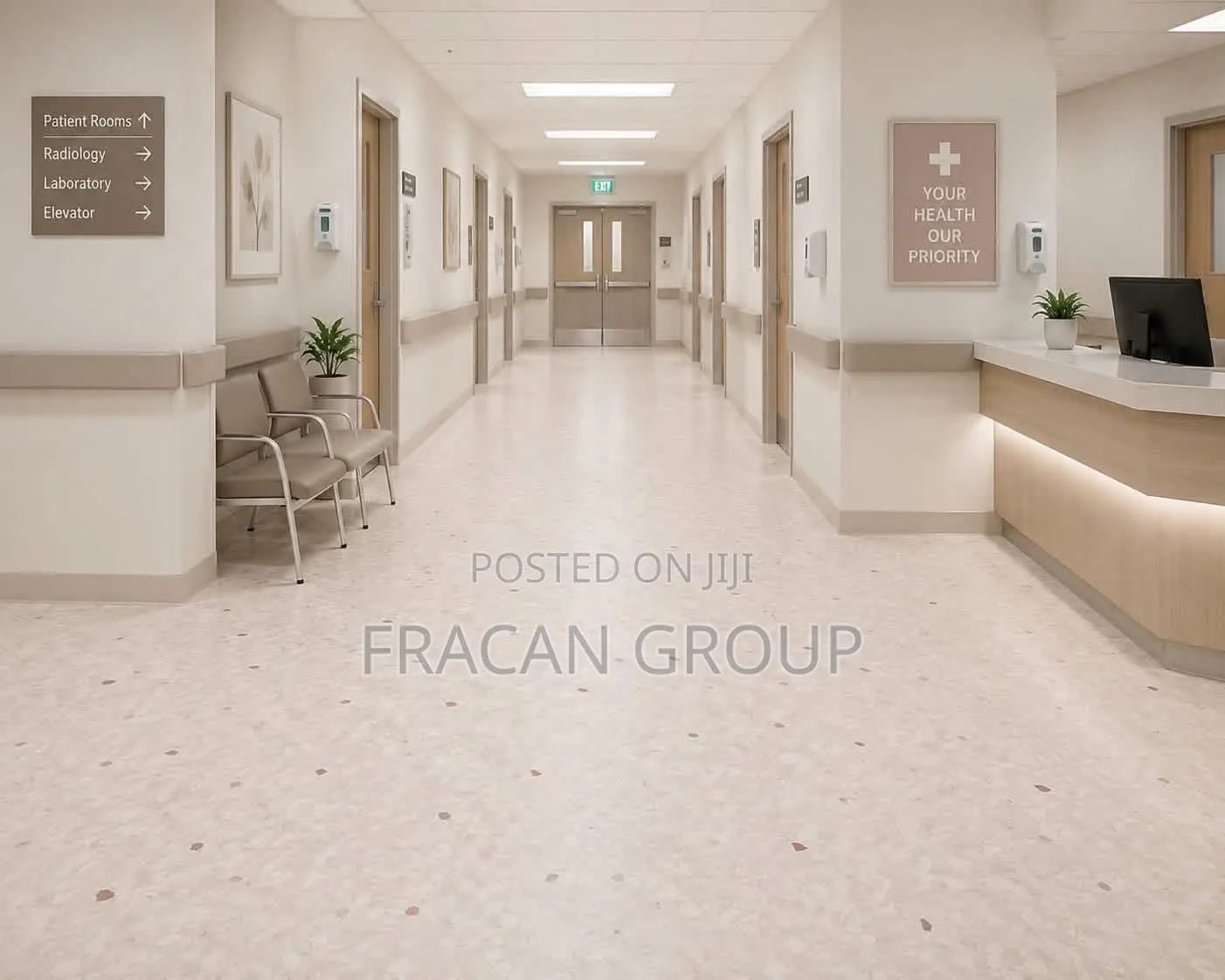 Hospital Vinyl Floor in Kano
