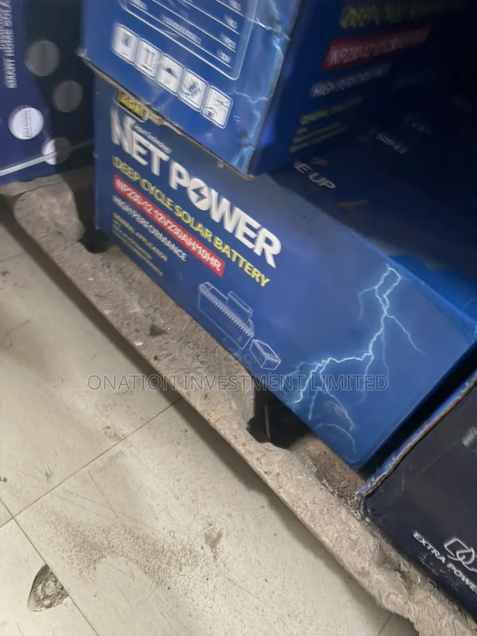 230ah 12v Net Power Deep Cycle Solar Battery