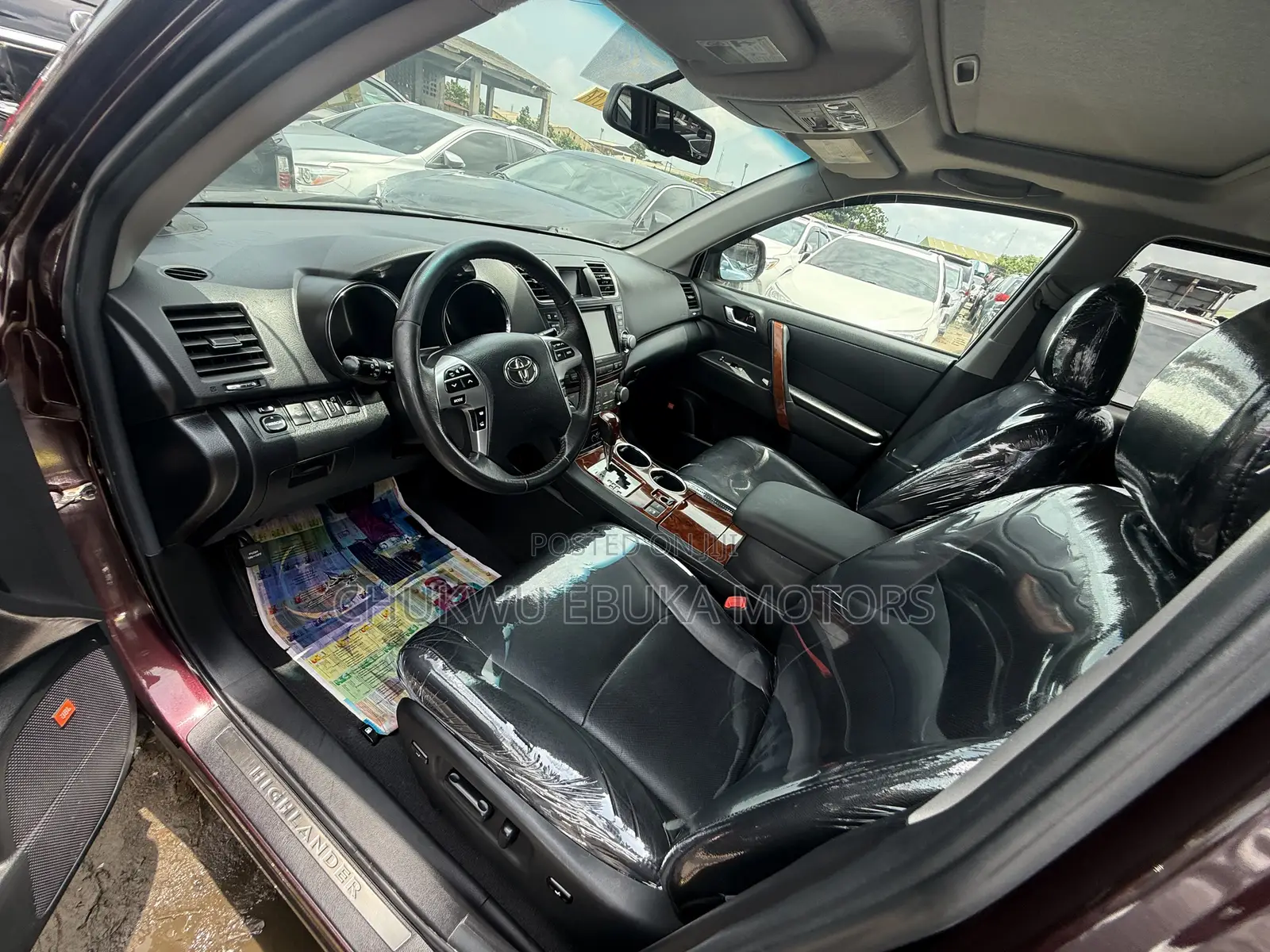 Toyota Highlander Limited 2012 Burgundy