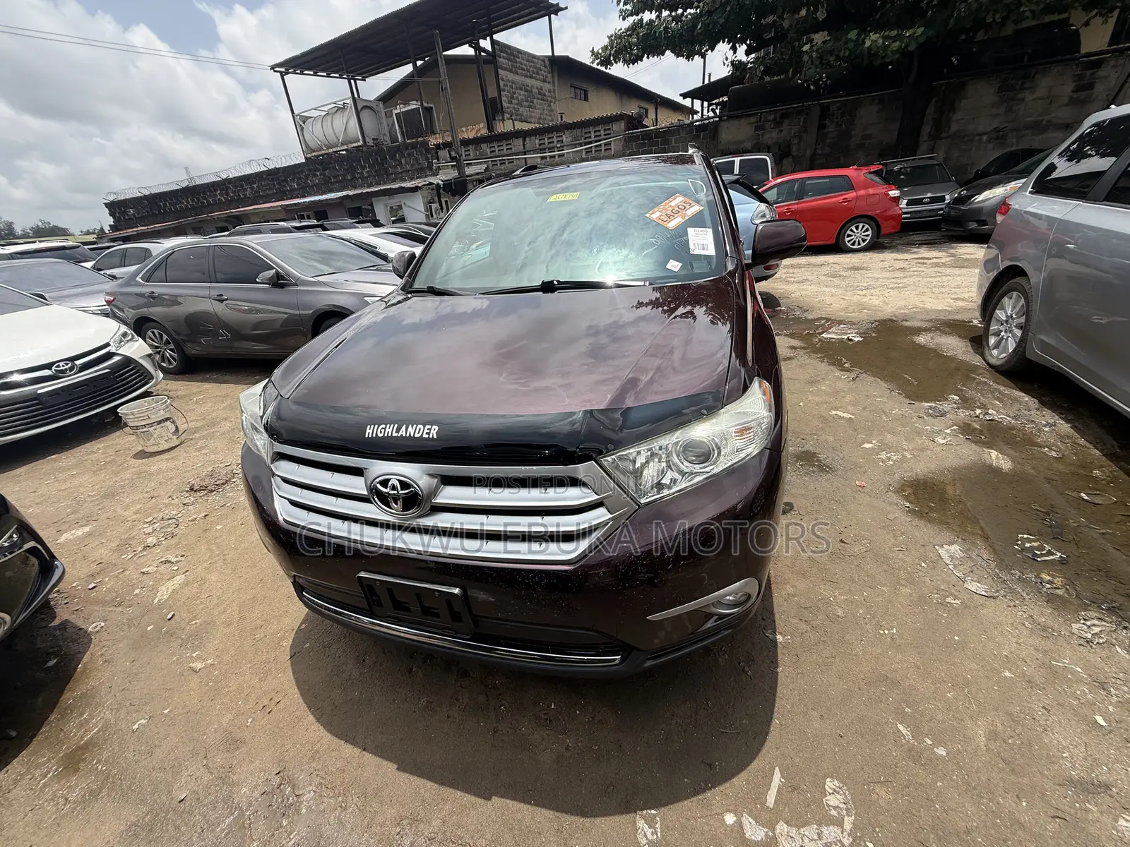 Toyota Highlander Limited 2012 Burgundy