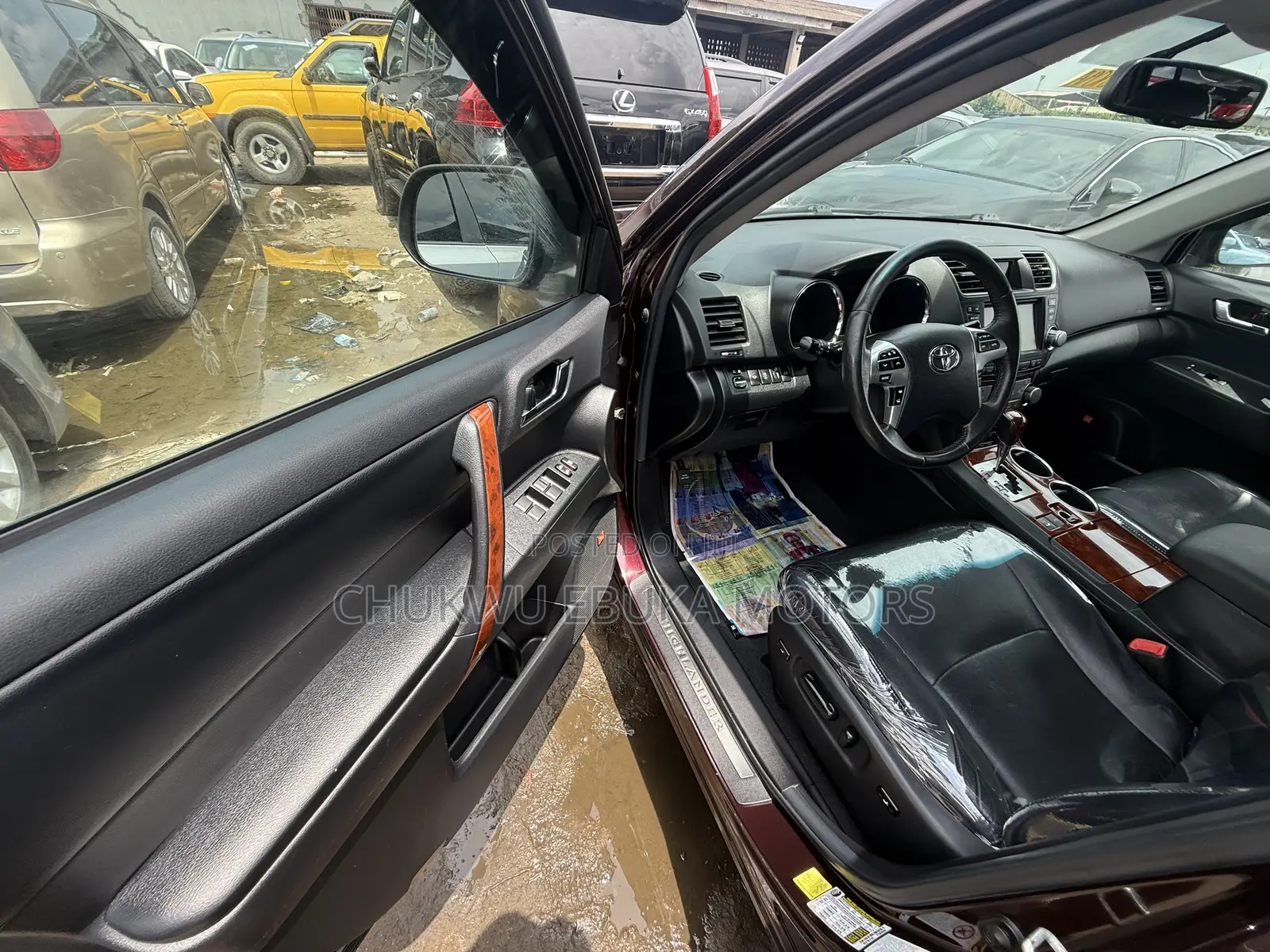 Toyota Highlander Limited 2012 Burgundy