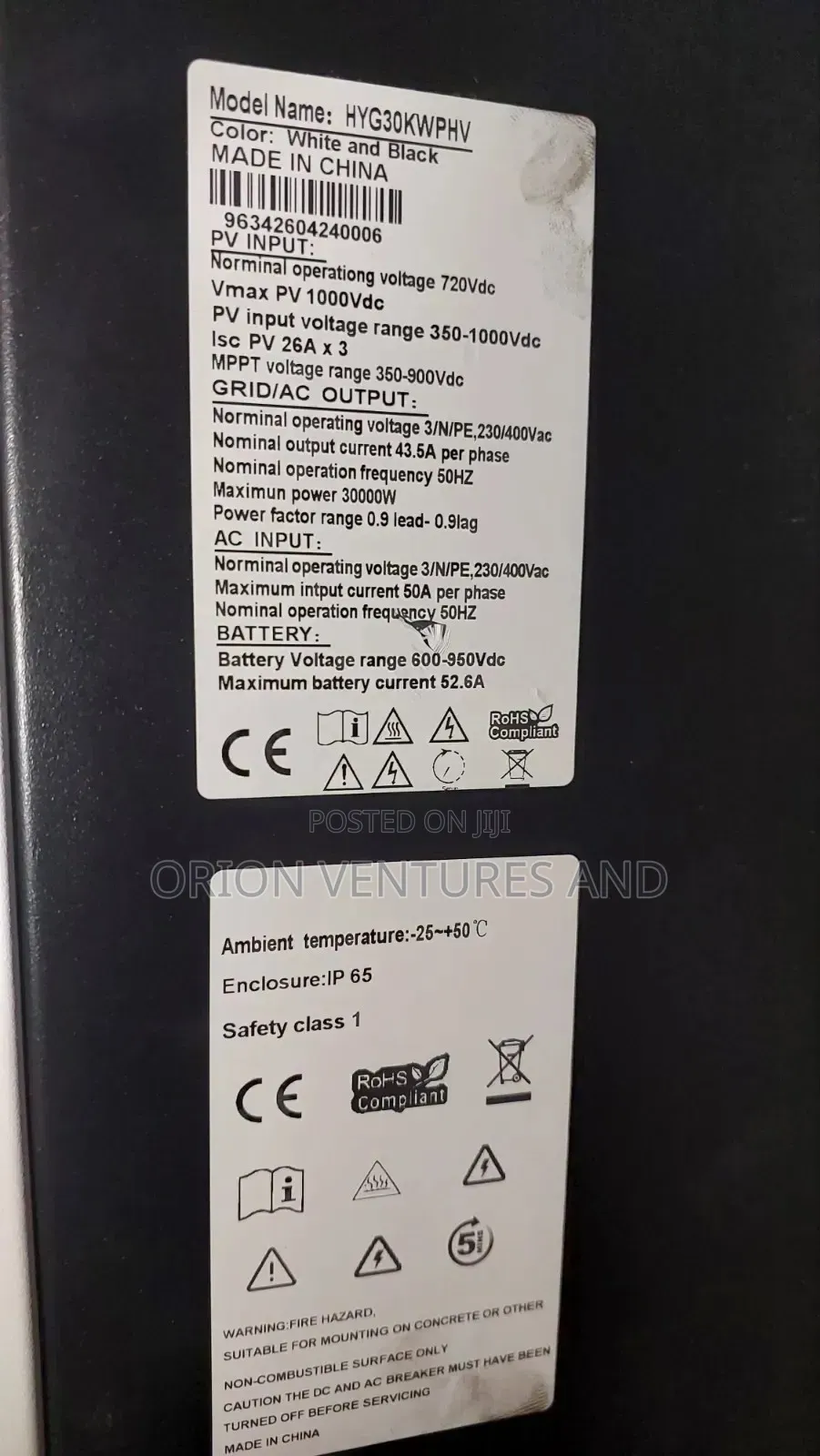 30kw Ip65 Inverters