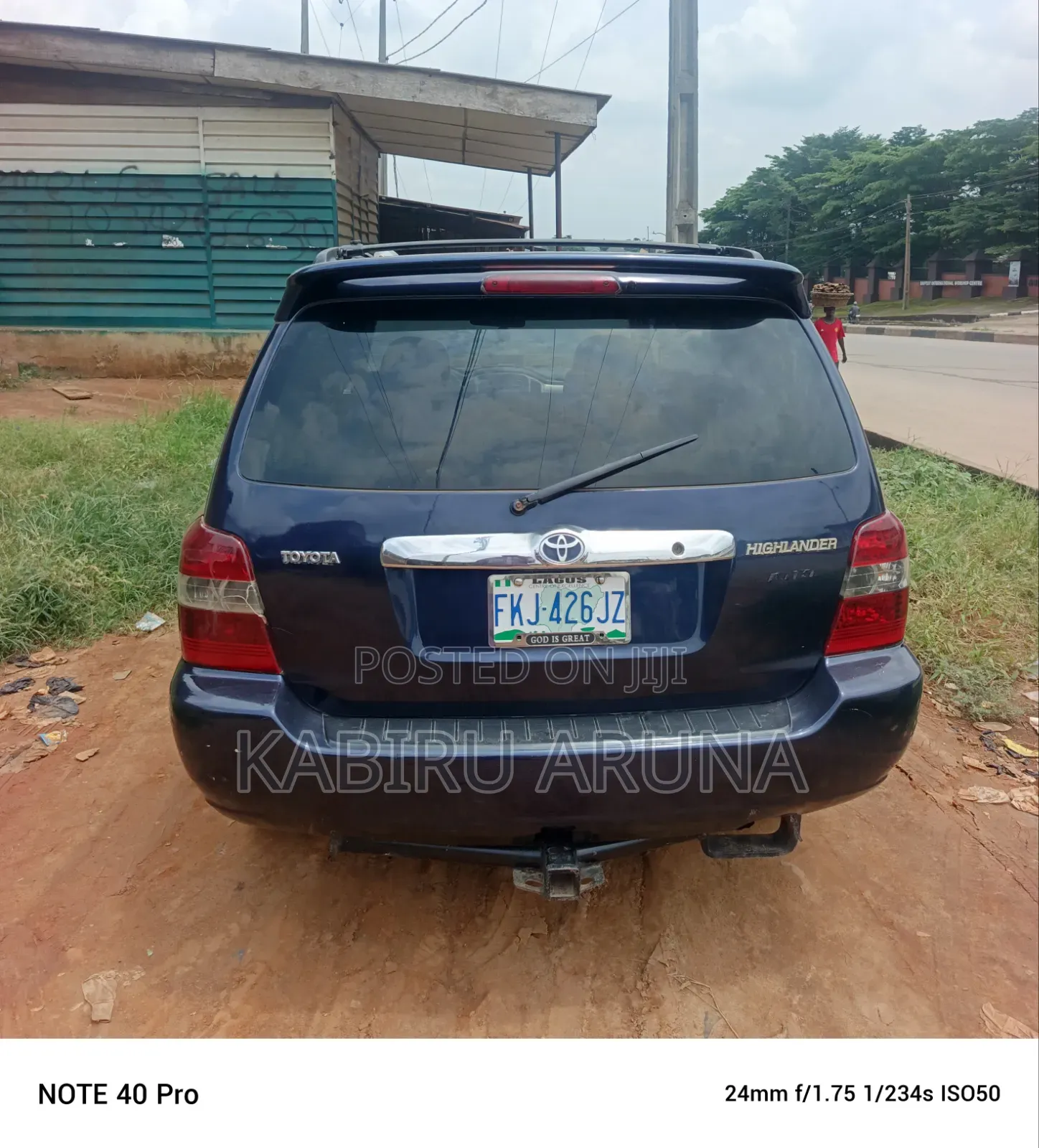 Toyota Highlander 2003 Blue