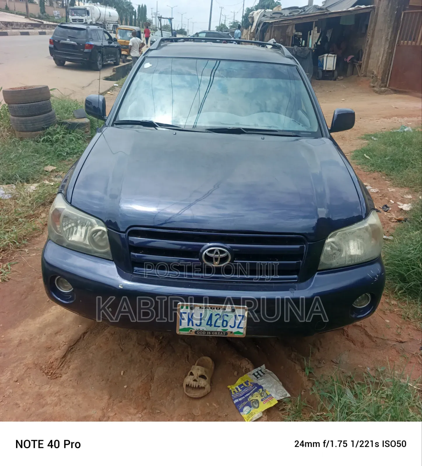 Toyota Highlander 2003 Blue