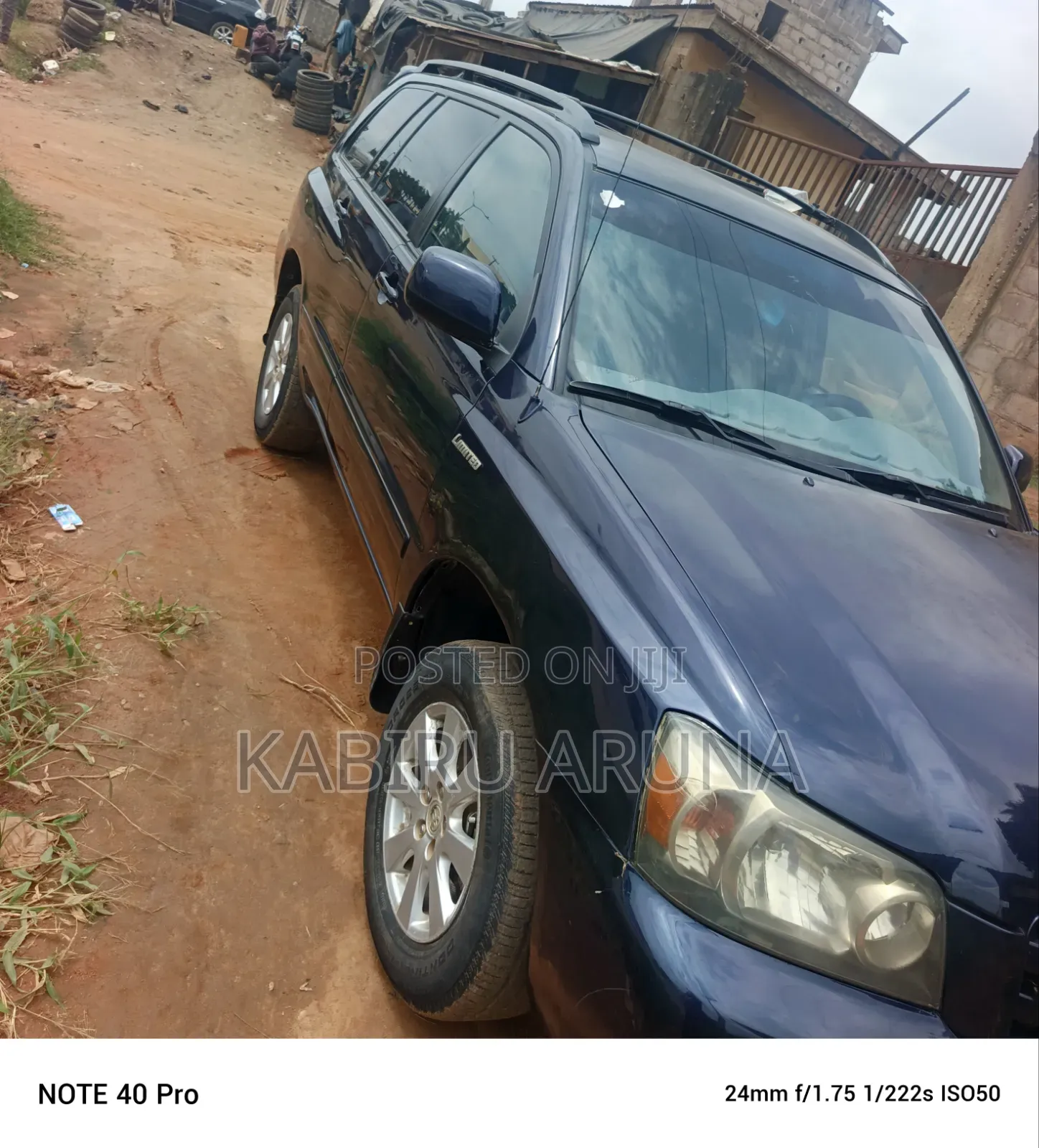 Toyota Highlander 2003 Blue