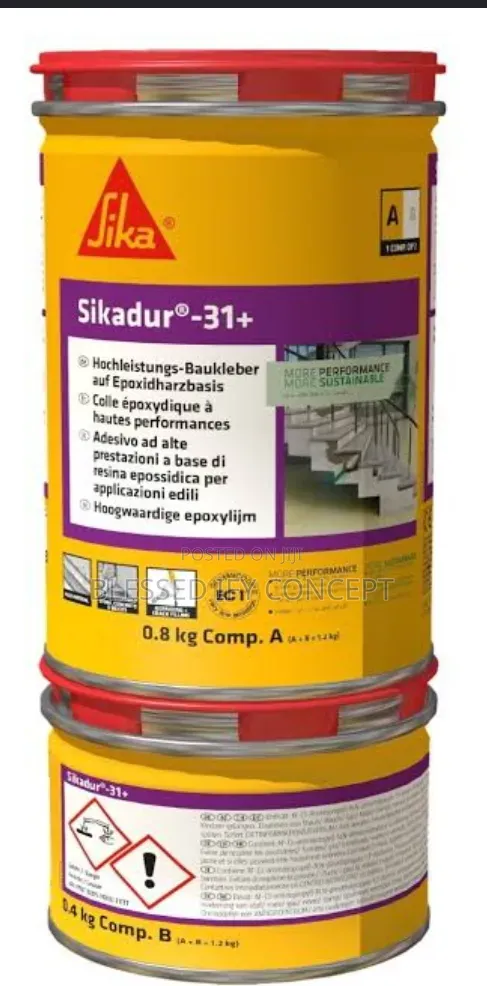 SikeDur-31+ High-Strength Epoxy Adhesive Repair Mortar Restore Etc.